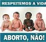 Não ao aborto